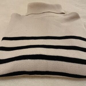 Gap cotton knit striped sweater size M fits large and baggy